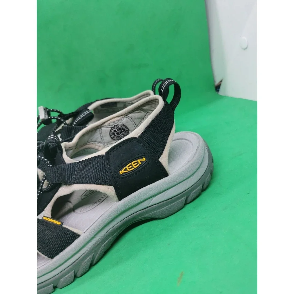Keen Venice H2 Sandals Womens Size 7.5 Black/Gray Waterproof Closed Toe Outdoor